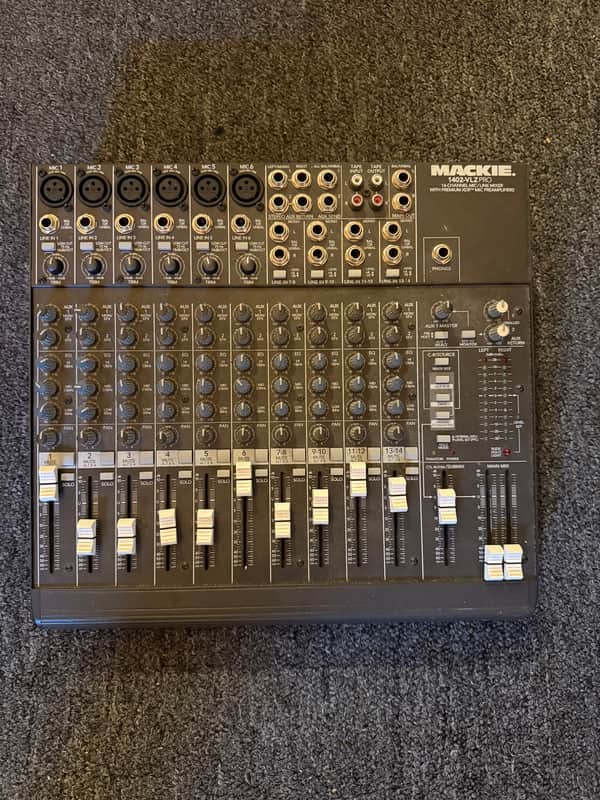 Mackie 1402-VLZ Pro 14-Channel Mic / Line Mixer | Reverb