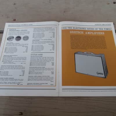 Vintage 1965 Gretsch Guitars & Amplifiers Catalog #32! Chet Atkins, White Falcon! Case Candy! image 10