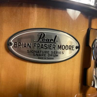 Pearl Brian Frasier Moore Signature 5.5x14" BFM1455, 12-Ply Maple Snare Drum 2002 image 2