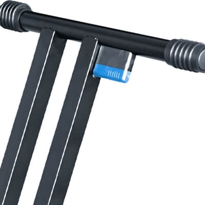 Quik Lok T-550 Double-Braced Keyboard Stand, Black image 3