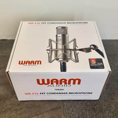 Warm Audio WA-47jr Large Diaphragm Multipattern FET Condenser Microphone 2018 - Present - Nickel image 2