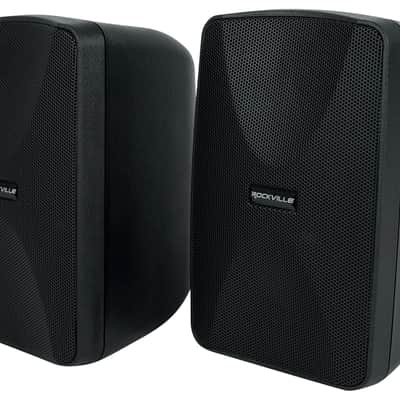 Rockville 70v Commercial/Restaurant Amplifier w/Bluetooth+(4) Black 4" Speakers image 4