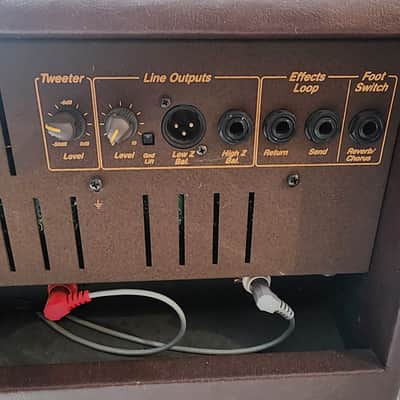 Crate CA125 125-Watt 2x8" Acoustic Guitar Combo with Tweeter 2000s - Brown image 6