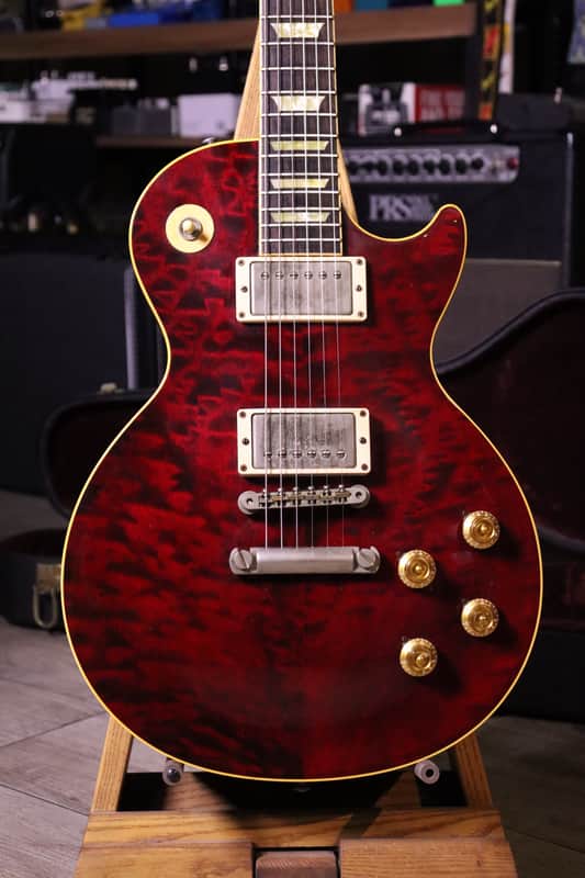 Gibson Custom shop Classic Premium plus in Cranberry Quilt 1998 image 1
