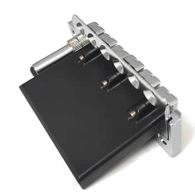 Strat style chrome tremolo 54mm, 6 screws, innovative saddles image 3