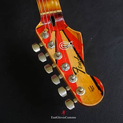 Fender MXY-7 Ohka Left Handed Cherry Blossom Kamikaze Heavy Aged Relic by East Gloves Customs (1of1) image 8