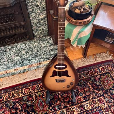 Danelectro Bellzouki 7010 Single Pickup 12-String 1961 - 1969 - Brown Burst image 1