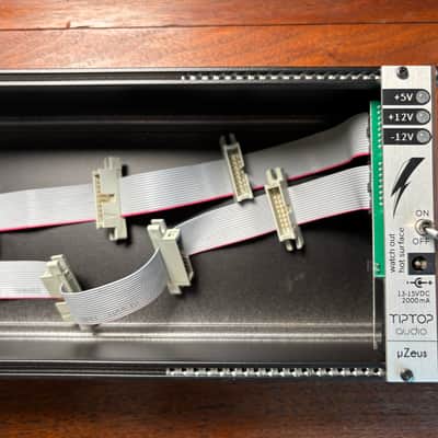 Make Noise 104hp Unpowered Skiff + Tiptop ZEUS power supply and busboards image 2
