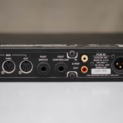 Lexicon PCM90 Digital Reverberator Signal Effects Processor Needs Repair #57265 image 11