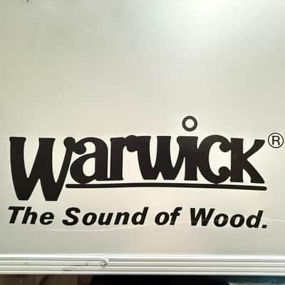 AS NEW Warwick - Buzzard / Stryker - Professional Line - Electric Bass Flight Case (RockCase) 2020's - Aluminum / SIlver image 1