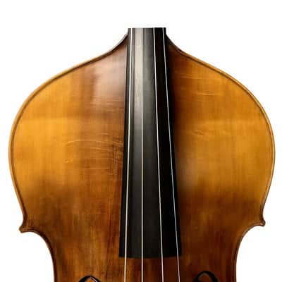 High quality 4/4 Double bass,Flames Maple back,Spruce Wood Top,Deep Big Sound image 4