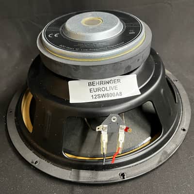 Behringer 12" Speaker 800 Watts Model Eurolive 12W100A8 8 Ohms Woofer image 1