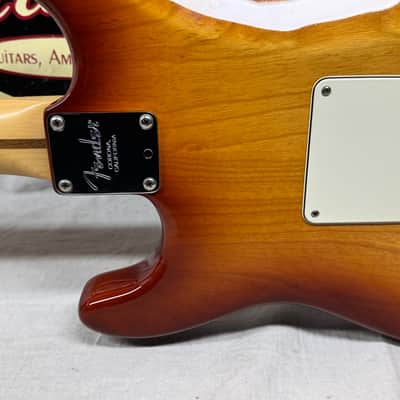 Fender American Stratocaster Guitar with Gator Case 2016 - Sienna Sunburst / Maple neck image 13
