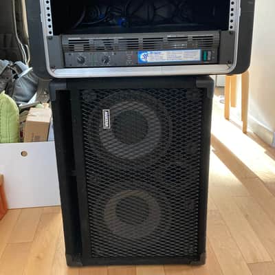 Bass Rig - BBE preamp, Mackie power amp, Avatar 2x10 cabinet image 1