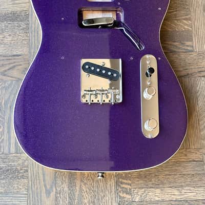 Squier Classic Vibe Telecaster Custom - Purple Sparkle - Loaded body image 1