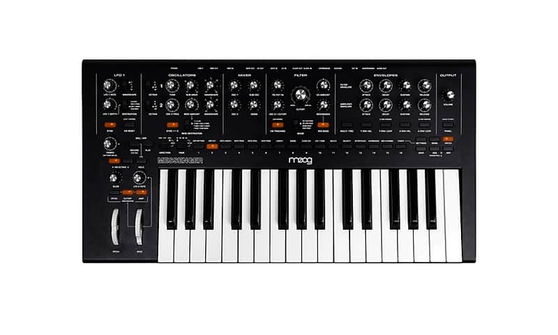 Moog Messenger 32-Key Monophonic Synthesizer New- Black image 1