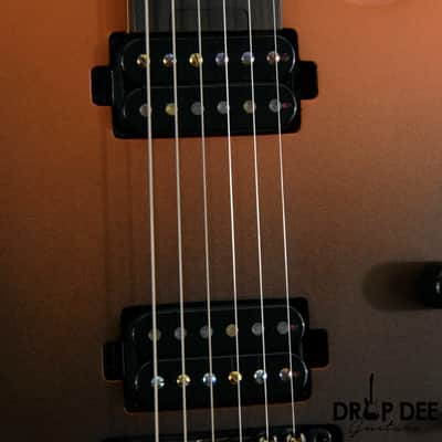 GV Guitars Syrius "Ember" Baritone Headless Electric Guitar w/ Bag - Ember image 6