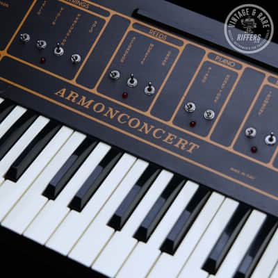 (Video) Super Rare *Serviced* 1970s ArmonConcert Italian Synthesizer | Armon Concert Vintage Keyboard Synth Electric Organ | Only 1/100 Made in Italy image 2