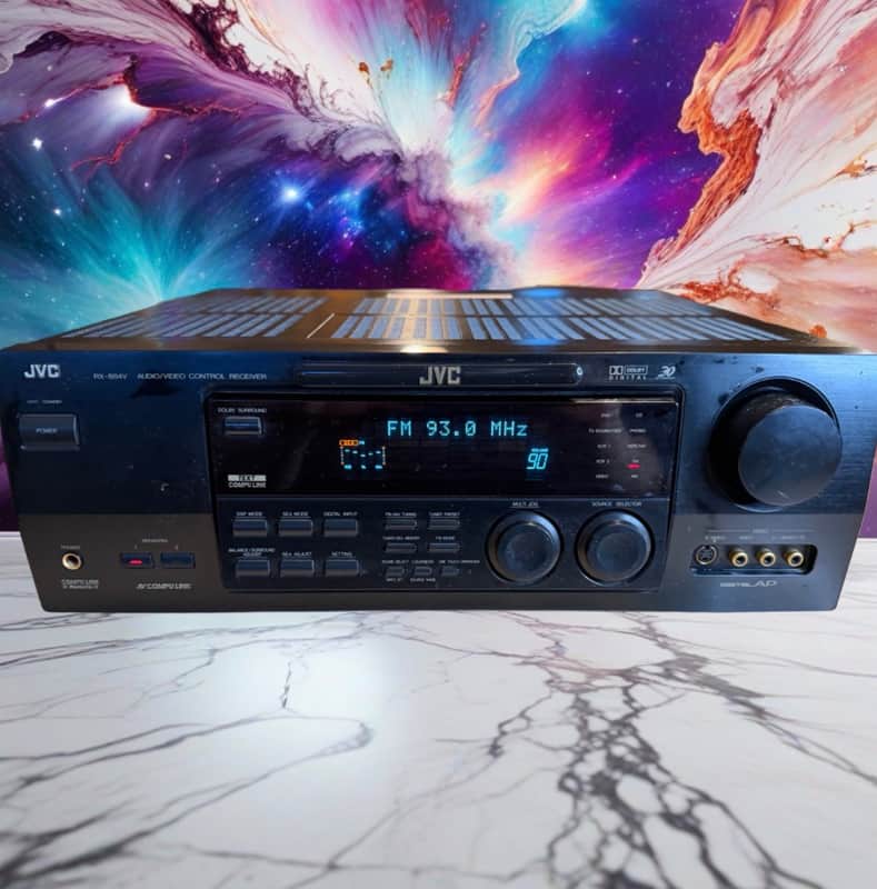 JVC RX-884V Audio/Video Control Receiver Tested Works Great Nice Sound Cleaned🔥