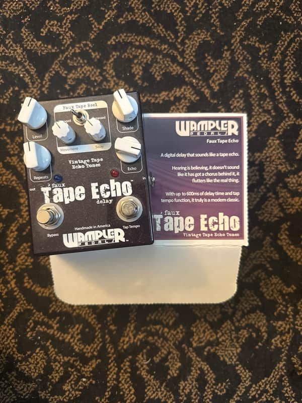 Wampler Faux Tape Echo 2010s - Black image 1