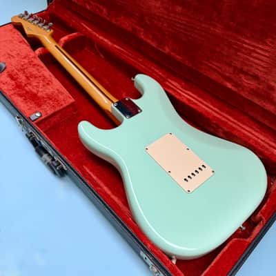 2010 Fender Classic '50s Stratocaster Surf Green w/Fender Black Tolex Hardcase image 10