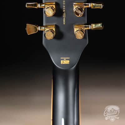 ESP LTD Deluxe EC-1000 LH Left-Handed EMG Guitar – Vintage Black image 6