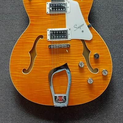 Hagstrom Super Viking Semi-Hollow Dandy Dandilion image 1