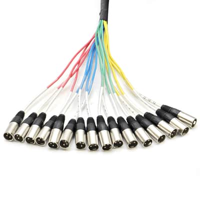 16 Channel 15' XLR Male to 1/4" TRS Audio SNAKE CABLE image 4