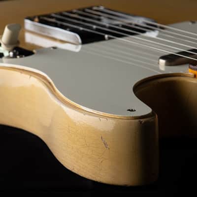 Fender Telecaster 1960's replica - Rosewood board, White Blond, nitro, light relic image 10