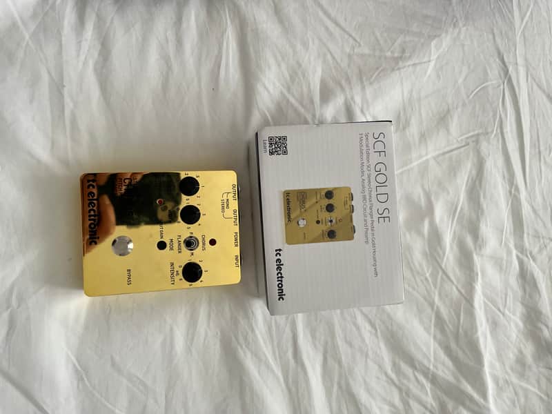 TC Electronic SCF Gold SE Special Edition Stereo Chorus + Pitch Modulator & Flanger Reissue 2022 - Gold image 1