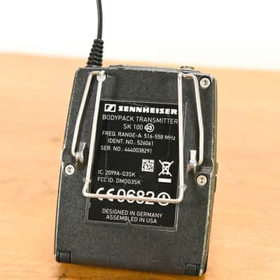 Sennheiser ew 100 G3 Bodypack Wireless System - A Range NO POWER SUPPLY CG01YPH image 15