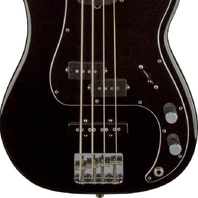 Fender Tony Franklin Fretless Precision Bass. Ebony FB, Black image 6