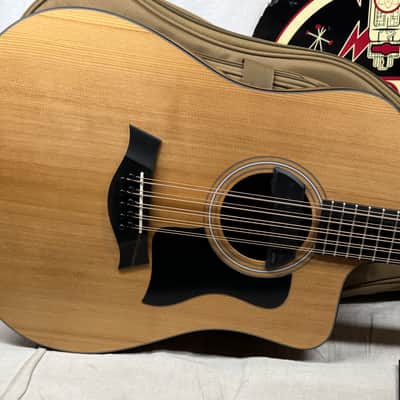 Taylor Somos Collection 150ce Bajo Quinto 10-string Dreadnought Acoustic Guitar with Soft Case 2026 image 2