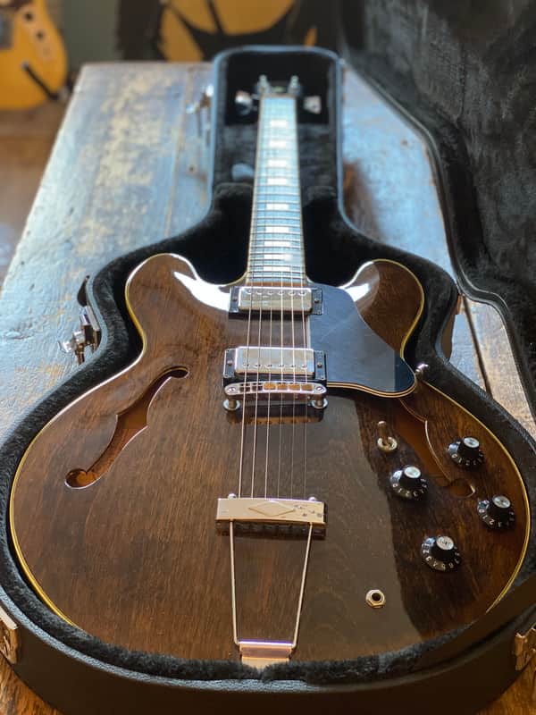 Greco Japanese Vintage SA700 Semi-Acoustic 1977 Walnut Japan MIJ w