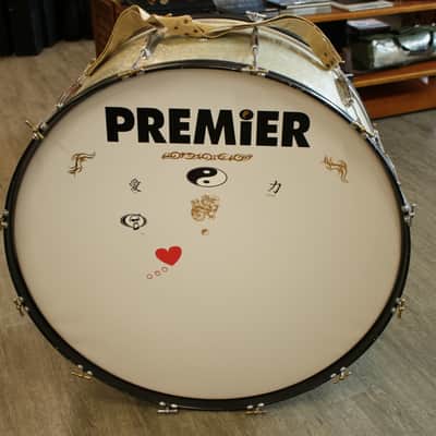 Premier Concert Bass 70's-80's - Metallic Pearl Silver Flake image 2