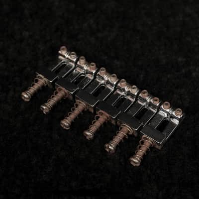 Fender Strat / Stratocaster Saddles 70's Chrome Aged - Relic image 1