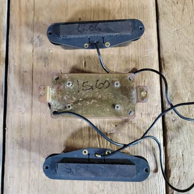 Unbranded (Ibanez?) Humbucker & Two Single Coil Pickups - Black image 6