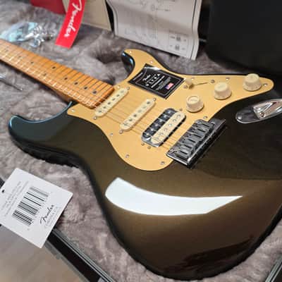 Fender American Ultra Stratocaster HSS BRAND NEW Texas Tea Metallic USA Humbucker Strat Electric Guitar image 1