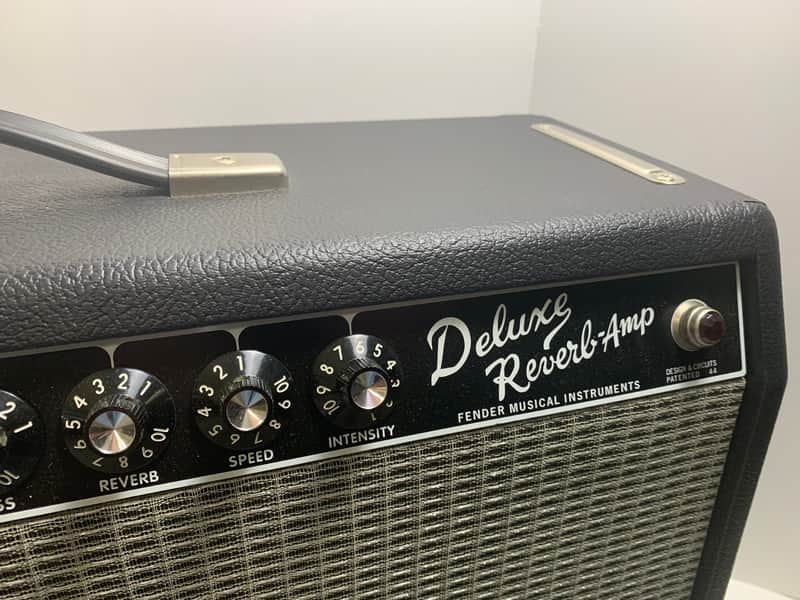 Fender '65 Deluxe Reverb Reissue 22-Watt 1x12" Guitar Combo 1994 - Present - Black imagen 1