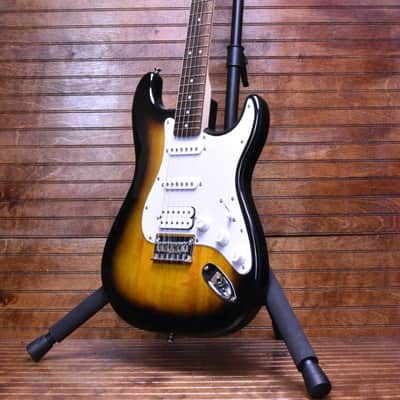 Squier Bullet Strat HSS Brown Sunburst image 3