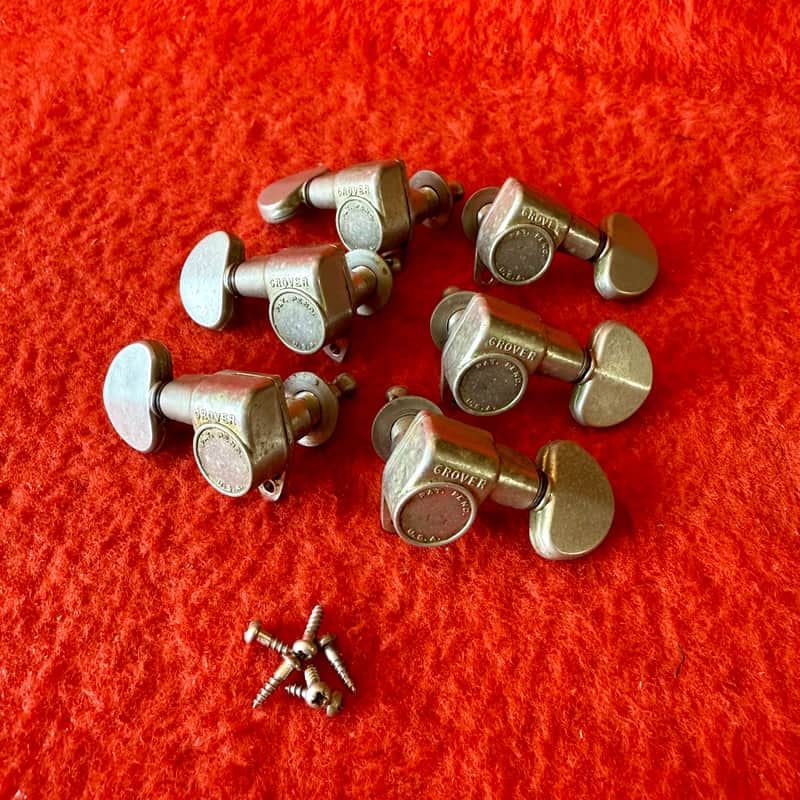 1958 Grover PAF Futura guitar tuners Nickel Pat pend