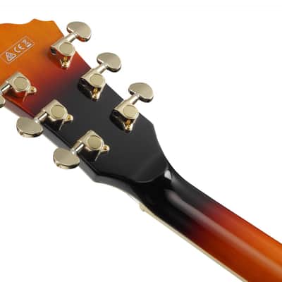 Ibanez AG75G-BS Artcore AG Hollow Body Guitar 6-String - Brown Sunburst image 9