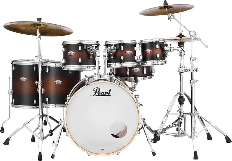 Pearl Decade Maple 5-Piece Shell Pack - Gloss Deep Redburst (DMP905P/C261) image 1