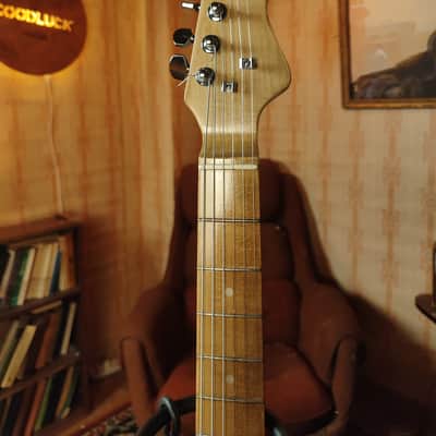Formanta Style USSR Electric Guitar Built In Tone Bender Soviet Germanium Fuzz image 10