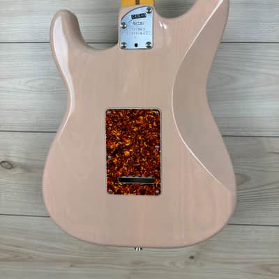 Fender Limited Edition American Professional II Stratocaster Thinline, Transparent Shell Pink image 14