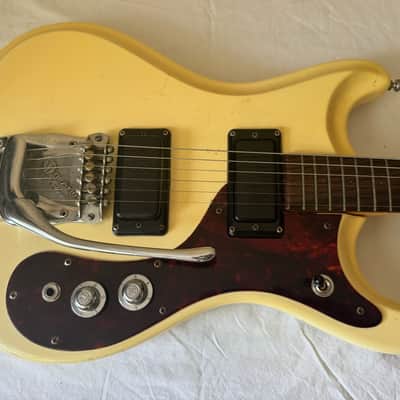 1966 Mosrite of California “The Ventures” Mark V – Vintage White with Original Case image 2