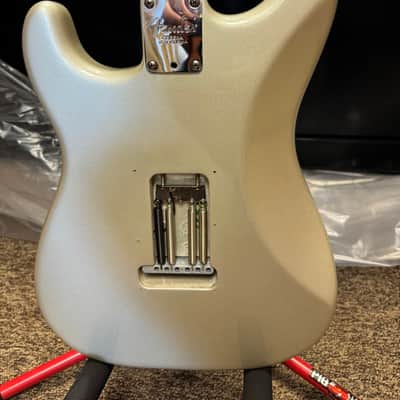 Fender American Series Stratocaster HSS Maple Fretboard 2003 Chrome Silver w/Case image 6