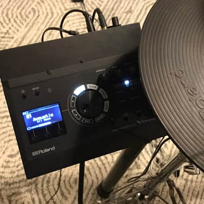 Roland TD-17KVX V-Drum Kit with Mesh Pads 2010s - Black image 2