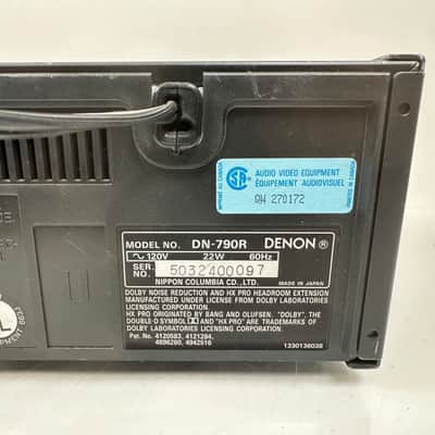 Denon DN-790R Professional Rackmount Cassette Tape Deck Recorder image 9