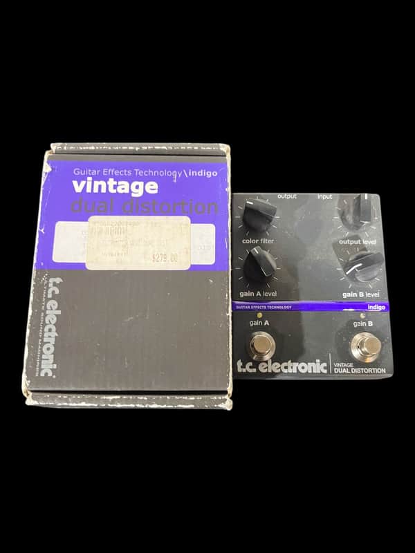 TC Electronic Vintage Dual Distortion 2010s - Black/Purple X8282 image 1